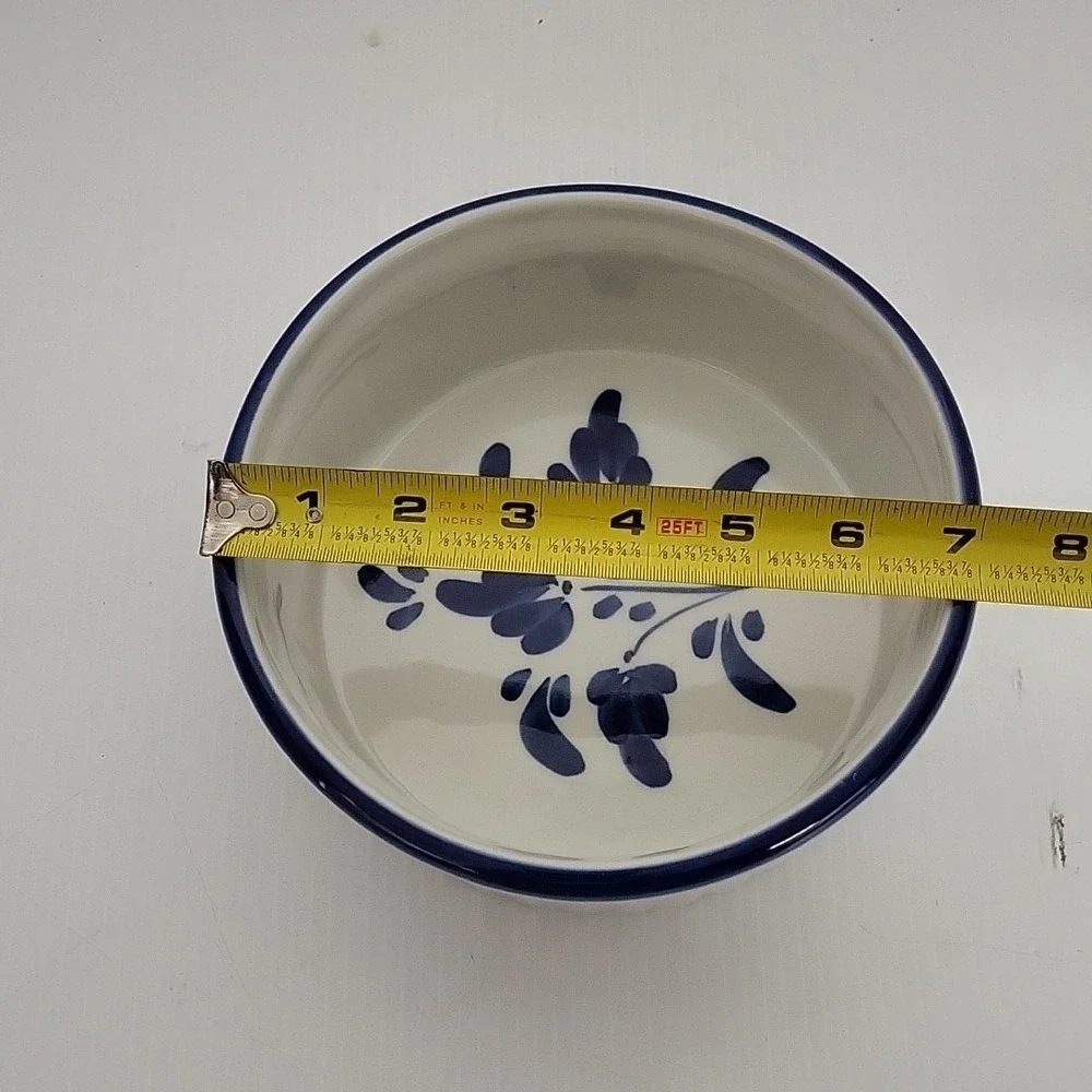 Viana Do Castelo Portugal Baking Casserole‎ Dish Bowl Hand Painted 7 1/2
